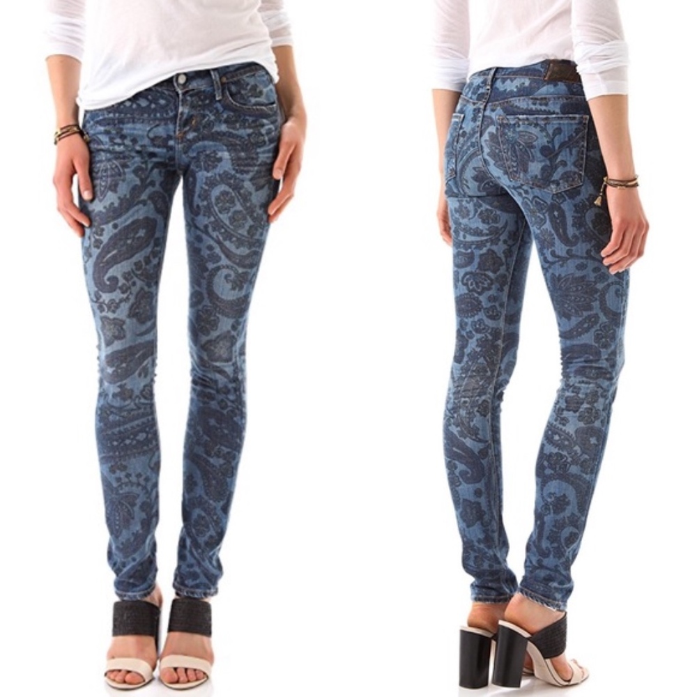 Citizens of Humanity Avedon Paisley Skinny Jeans